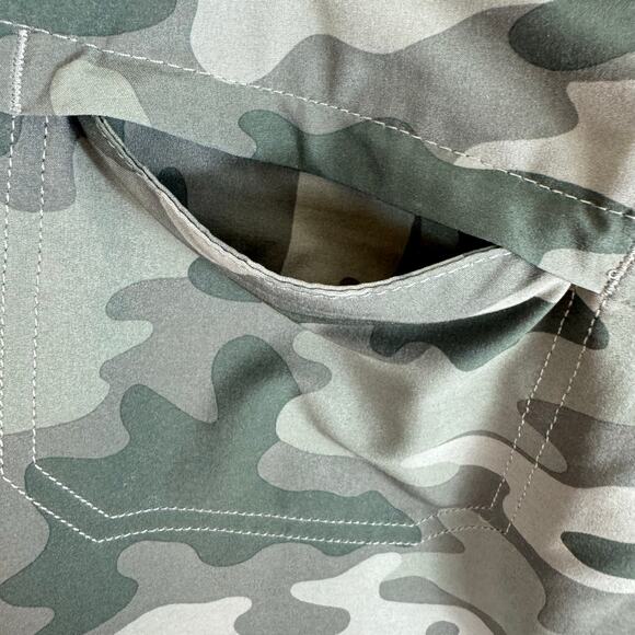 Eddie Bauer Green Camo Adventurer 2.0 Skort Mini Skirt Pockets Women's Size 6 - Picture 6 of 10